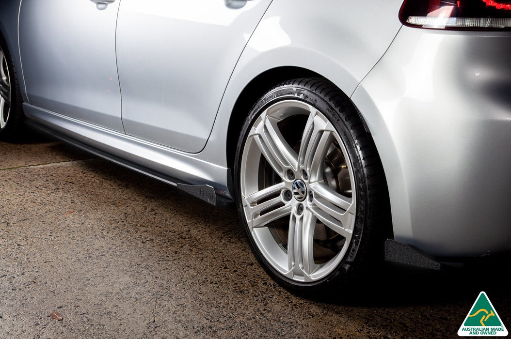 MK6 Golf R Side Skirt Splitter Winglets (Pair)-Flow Designs