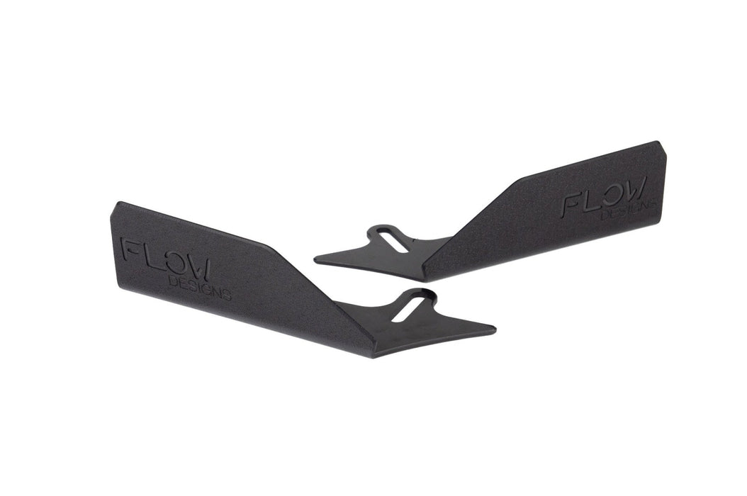 GT Mustang S550 FM Front Splitter Winglets (Pair)-Flow Designs