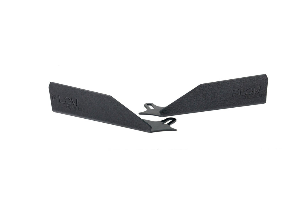 GT Mustang S550 FN Side Skirt Splitter Winglets (Pair)-Flow Designs