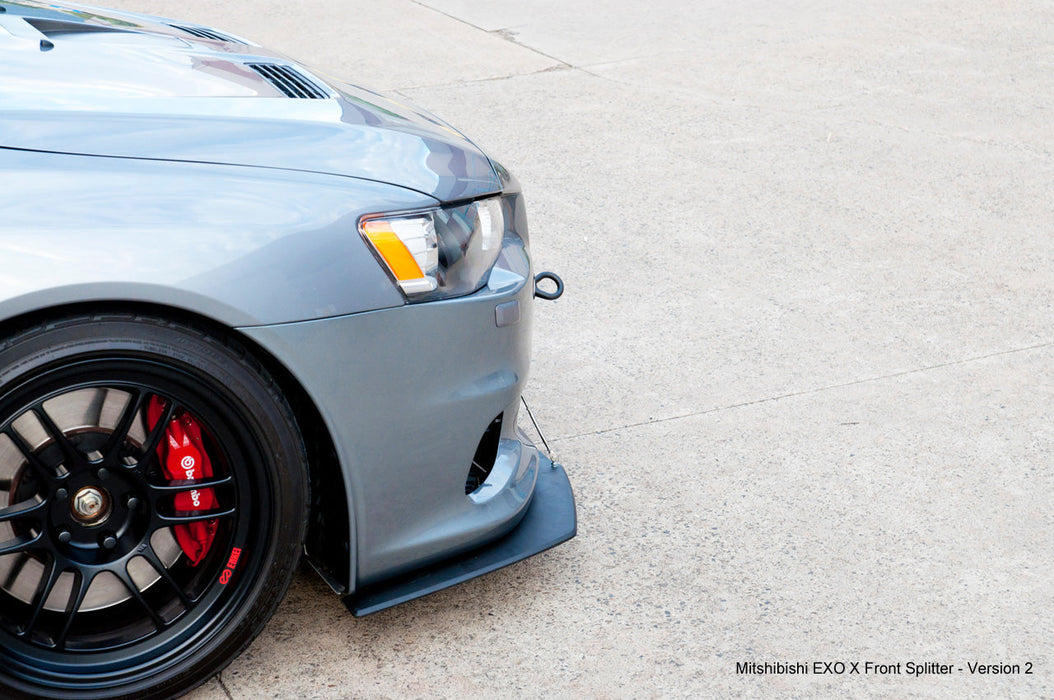 Lancer Evolution X Full Lip Splitter Set-Flow Designs