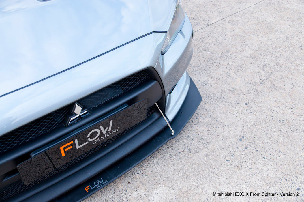 Lancer Evolution X Full Lip Splitter Set-Flow Designs