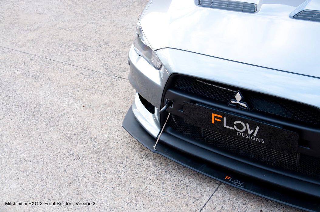 Lancer Evolution X Full Lip Splitter Set-Flow Designs