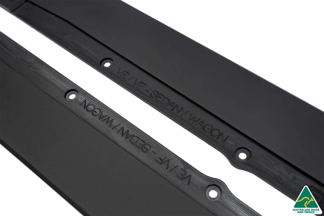VF Commodore S1 Sedan Side Skirt Splitters (Pair)-Flow Designs