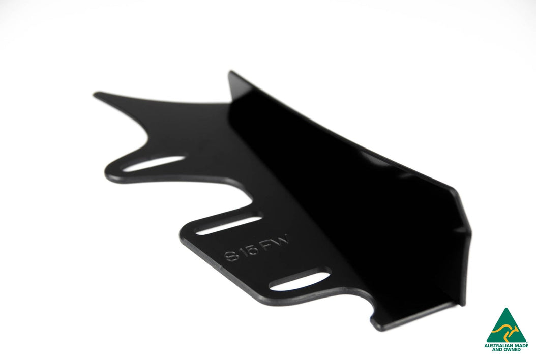 S15 / 200SX Front Splitter Winglets (Pair)-Flow Designs