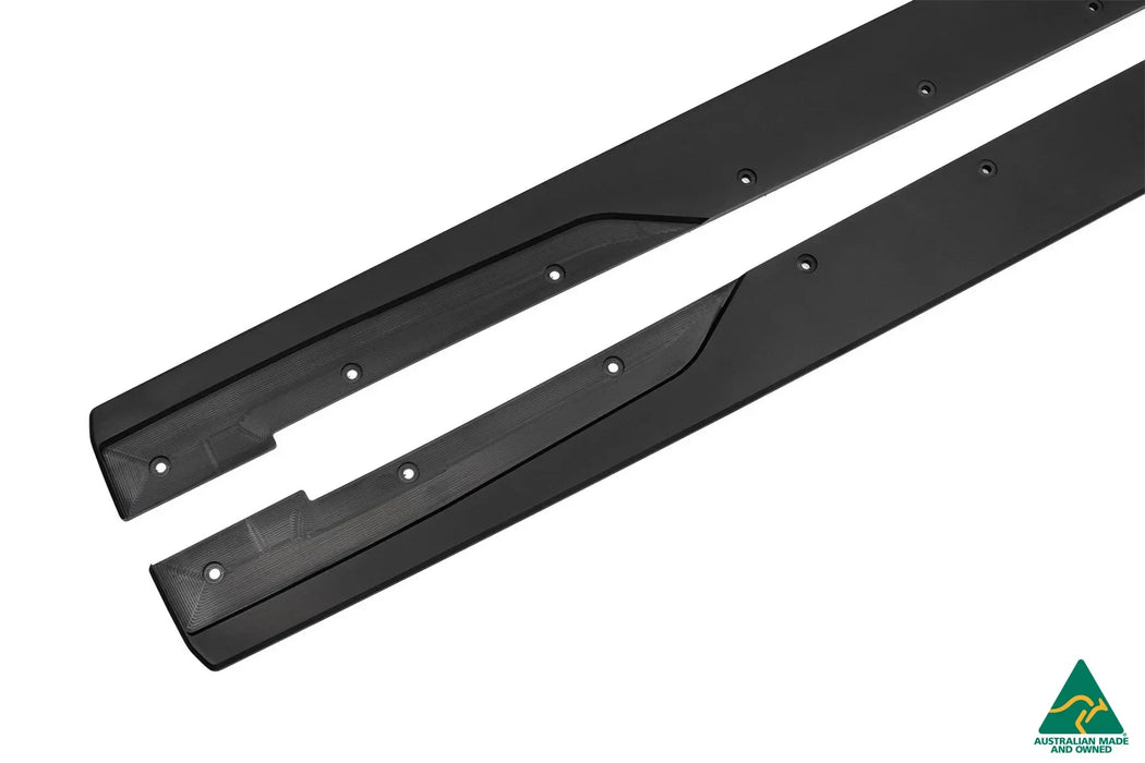 VF Commodore S1 Ute Side Skirt Splitters (Pair)-Flow Designs