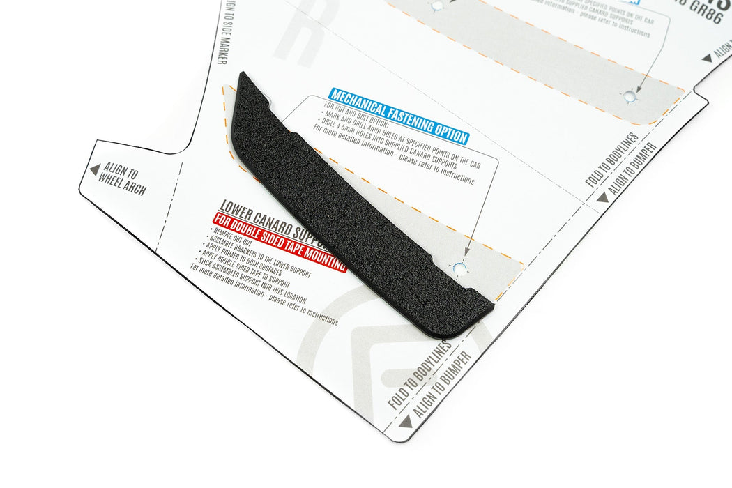 ZN8 GR86 Front Bumper Canards-Flow Designs