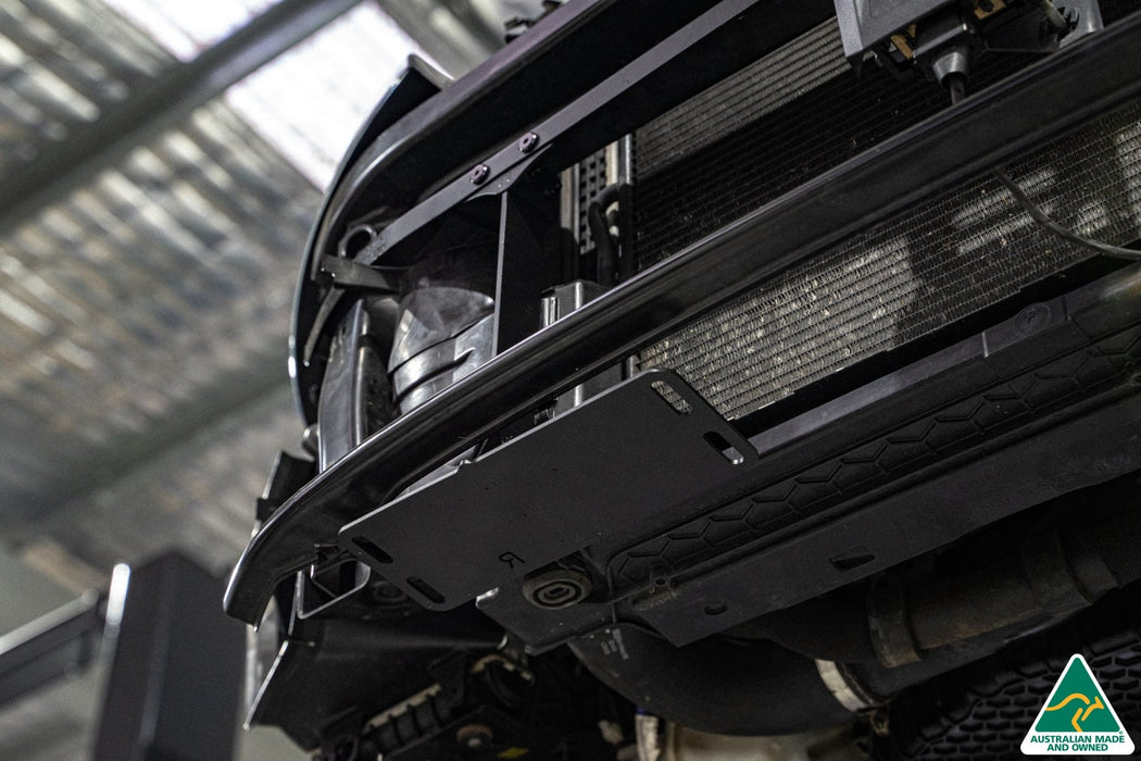 MK7 Golf R (EU/AU) Chassis Mounted Front Lip Splitter V3(Clearance-old design-no finish selection)-Flow Designs