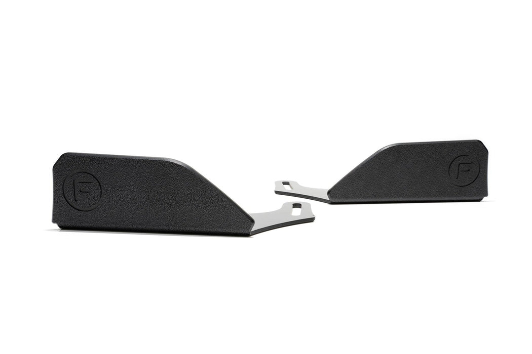 MK8 Golf R Front Lip Splitter Winglets (Pair)-Flow Designs