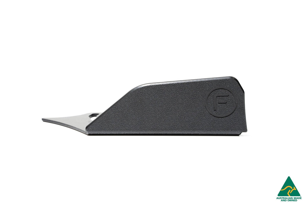 VF Commodore S2 Sedan Front Lip Splitter Winglets (Pair)-Flow Designs