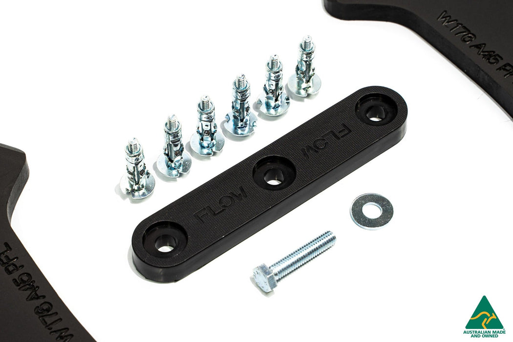 A45 AMG W176 (PFL) Rear Spats (Pair)-Flow Designs