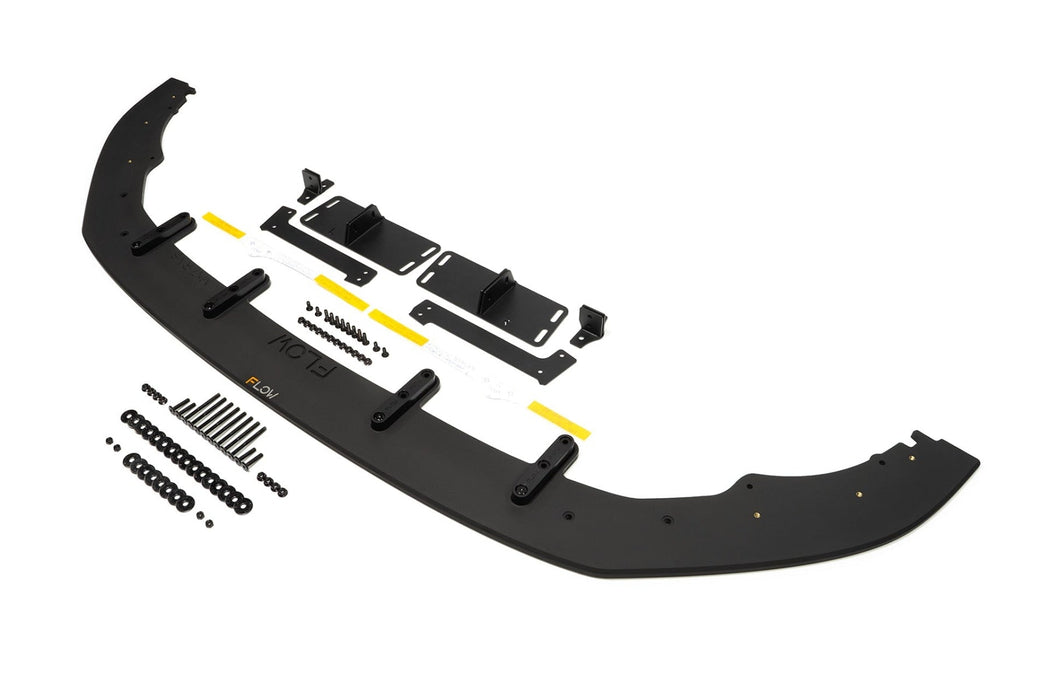 MK7 Golf R (USDM) Chassis Mounted Front Lip Splitter V3-Flow Designs