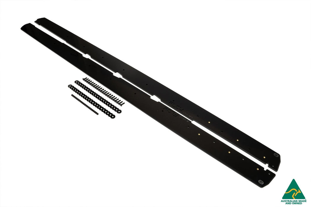 VB WRX Side Skirt Splitters (GLOSS: Pair)-Flow Designs