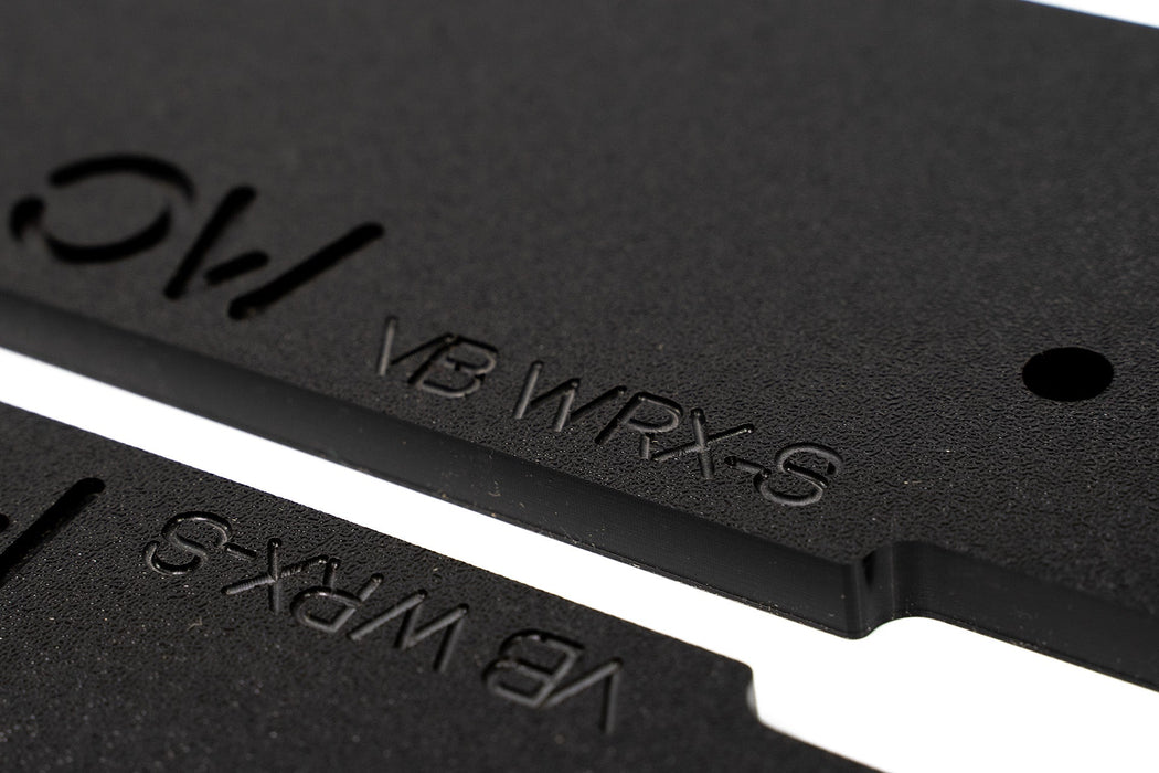VB WRX Side Skirt Splitters (TEXTURED: Pair)-Flow Designs