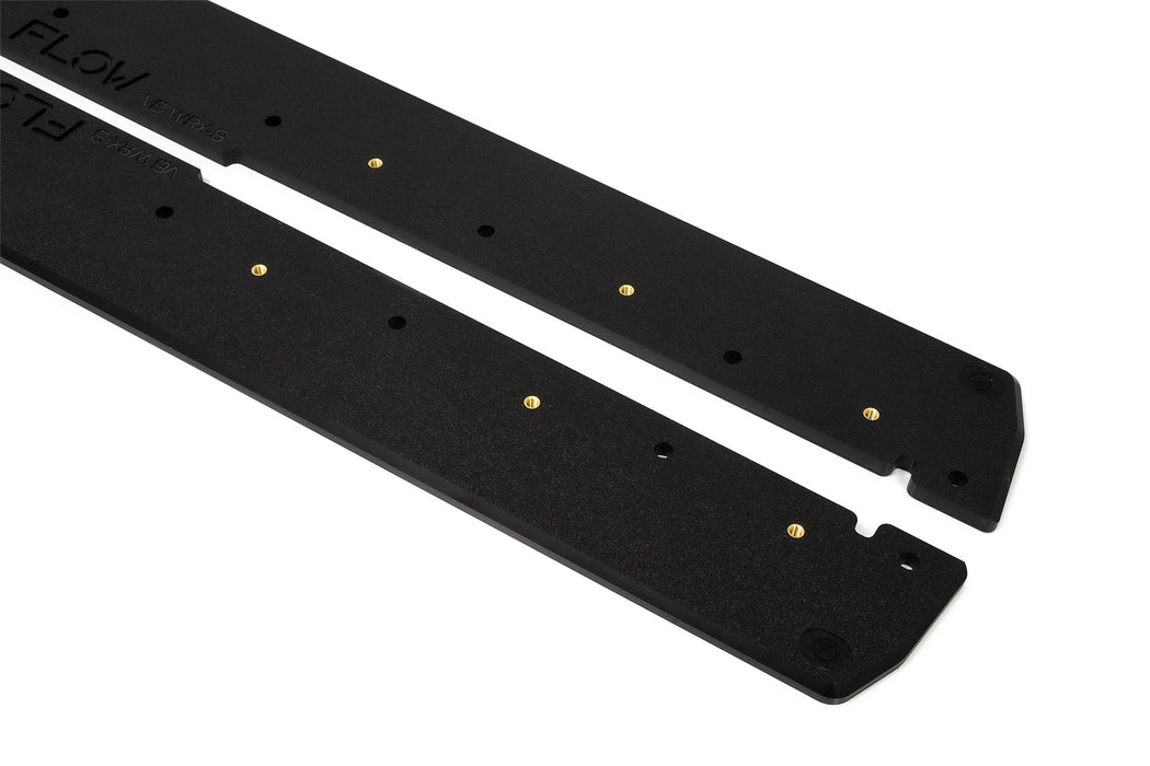 VB WRX Side Skirt Splitters (TEXTURED: Pair)-Flow Designs