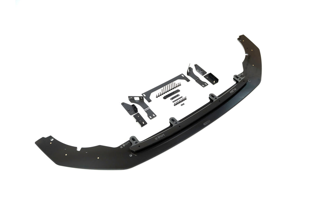 MK8 Golf R Chassis Mounted Front Lip Splitter-Flow Designs