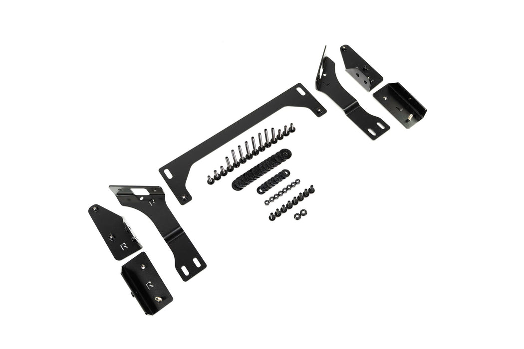 MK8 Golf R Chassis Mounted Front Lip Splitter-Flow Designs