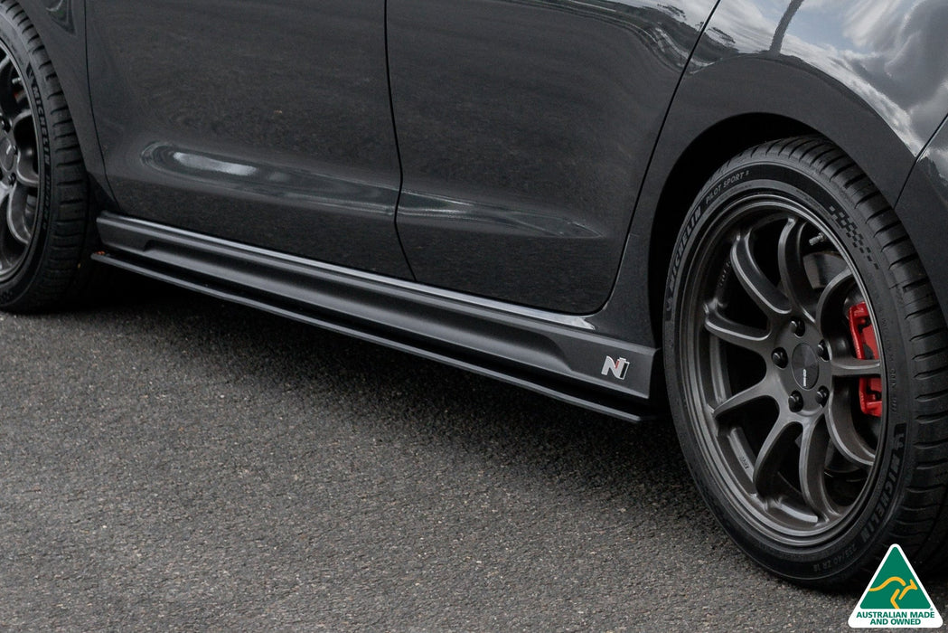 i30N Fastback PD FL 2022+ Side Skirt Splitters (Pair)-Flow Designs