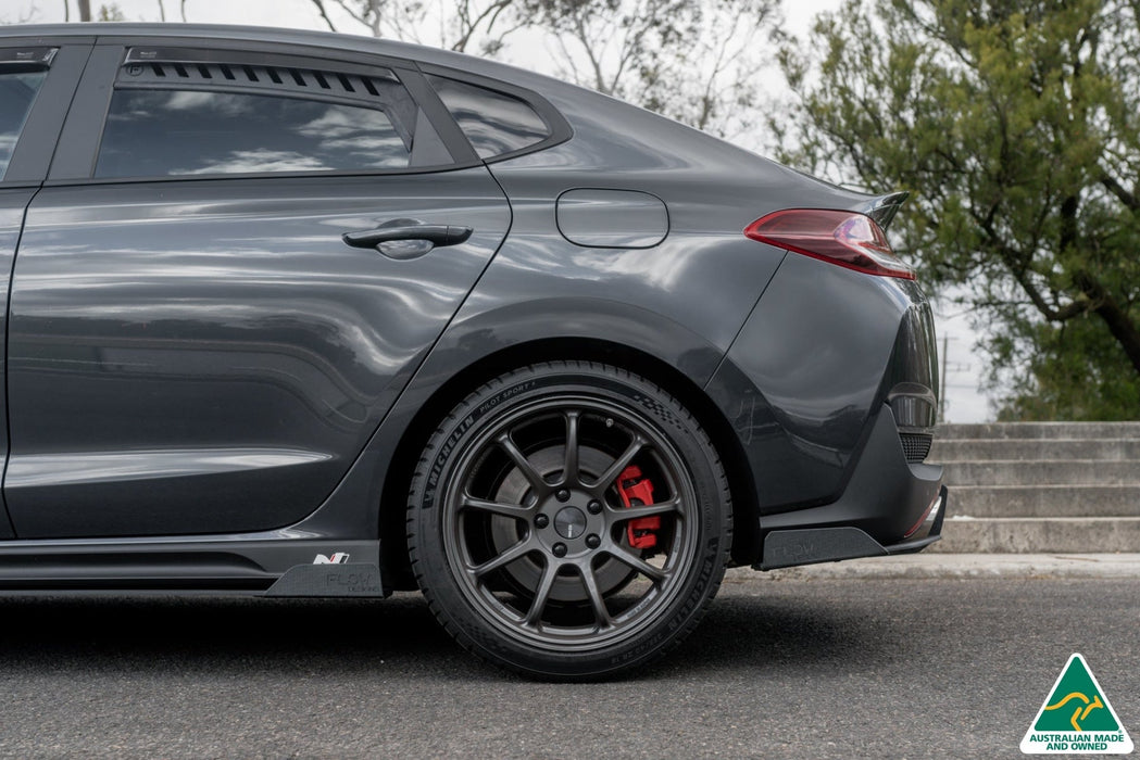 i30N Fastback PD FL 2022+ Side Skirt Splitter Winglets (Pair)-Flow Designs