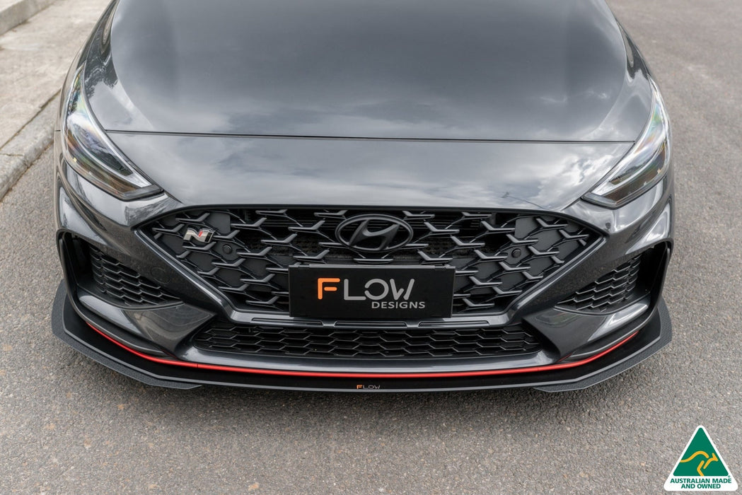 i30N Fastback PD FL 2022+ Front Lip Splitter Extensions (Pair)-Flow Designs