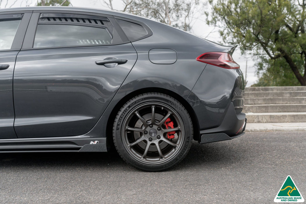 i30N Fastback PD FL 2022+ Side Skirt Splitter Winglets (Pair)-Flow Designs