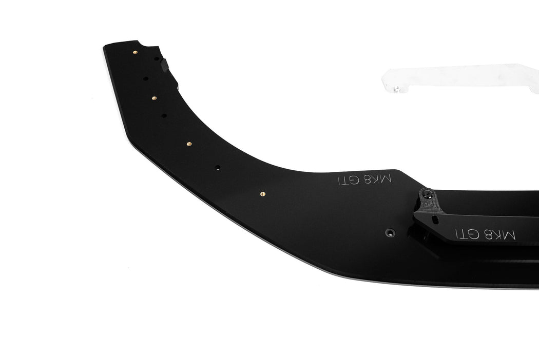 MK8 Golf GTI Front Lip Splitter & Bumper Reinforcement Plate-Flow Designs