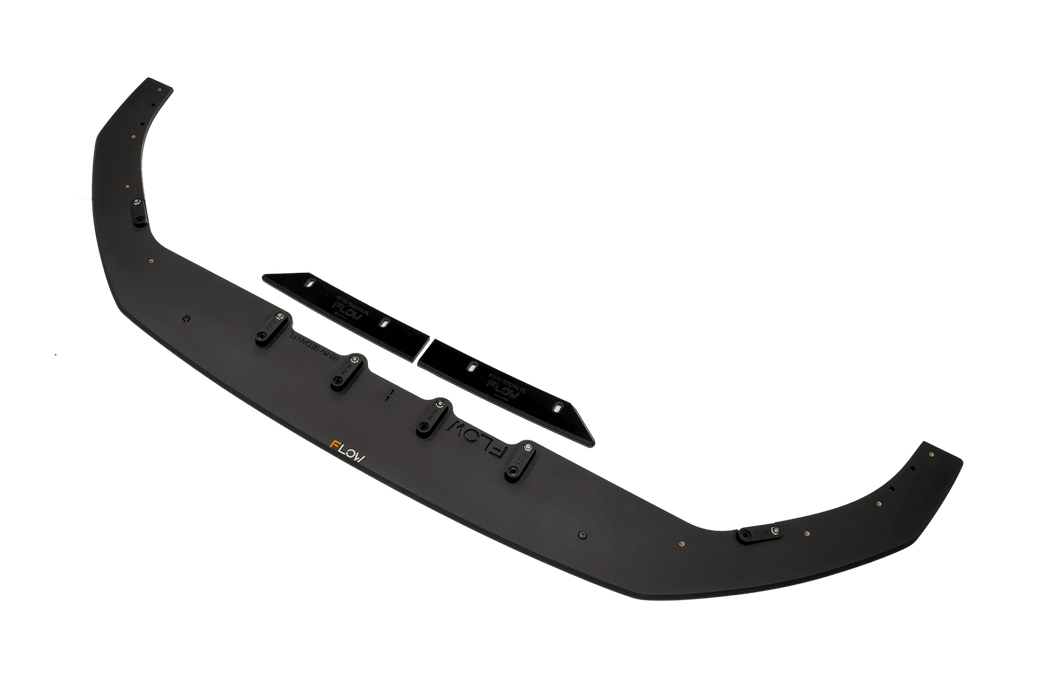 S3 8V Sedan Facelift Front Lip Splitter & Mounting Brace-Flow Designs
