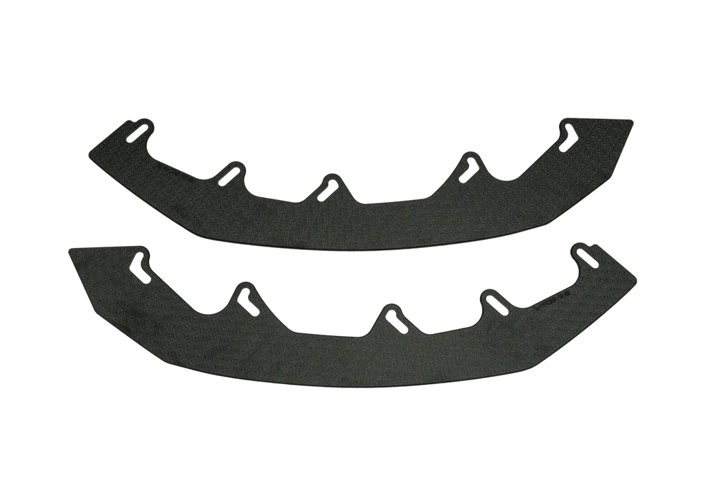 S3 8V Sedan Facelift Front Lip Splitter Extensions (Pair)-Flow Designs