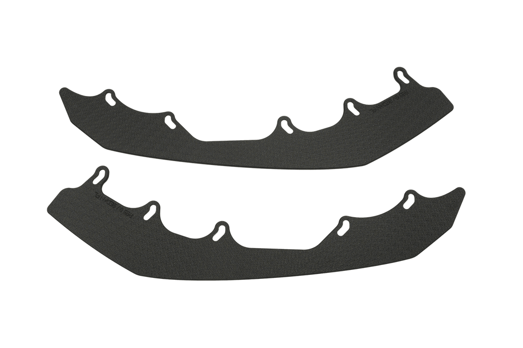 RS3 8V Sedan Facelift Front Lip Splitter Extensions (Pair)-Flow Designs
