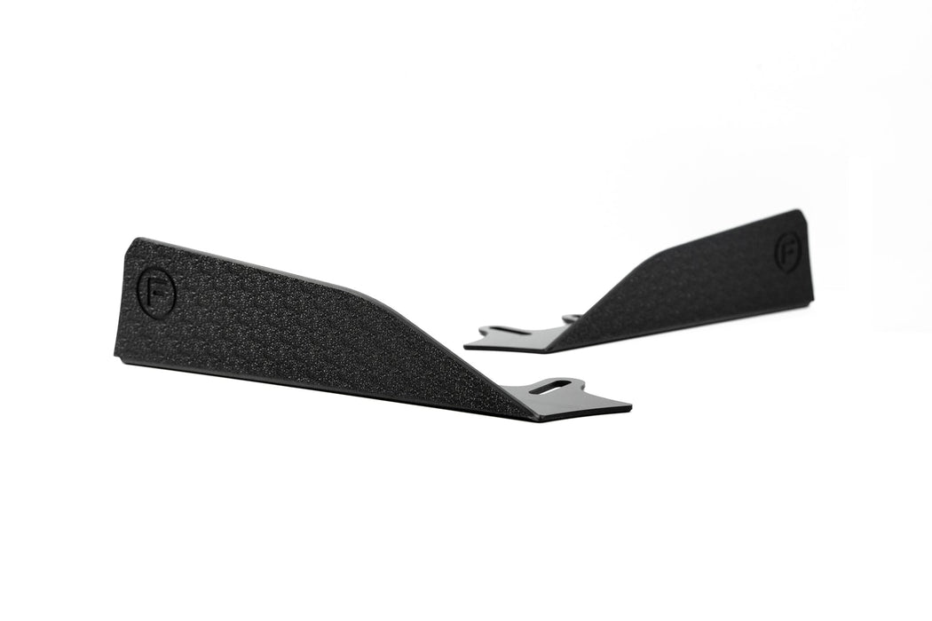 VA WRX & STI Front Splitter Winglets (Pair)-Flow Designs