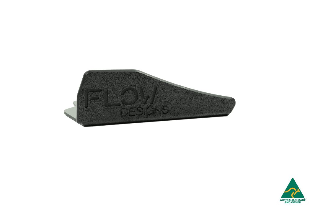 RS3 8V Sedan Facelift Front Lip Splitter Winglets (Pair)-Flow Designs