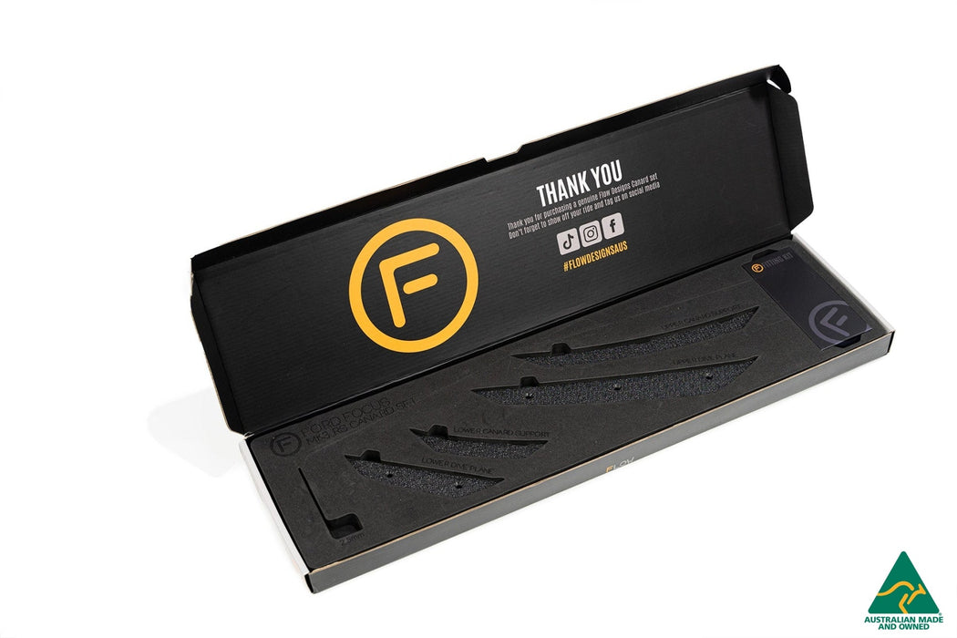 MK3 Focus RS Front Bumper Canards-Flow Designs