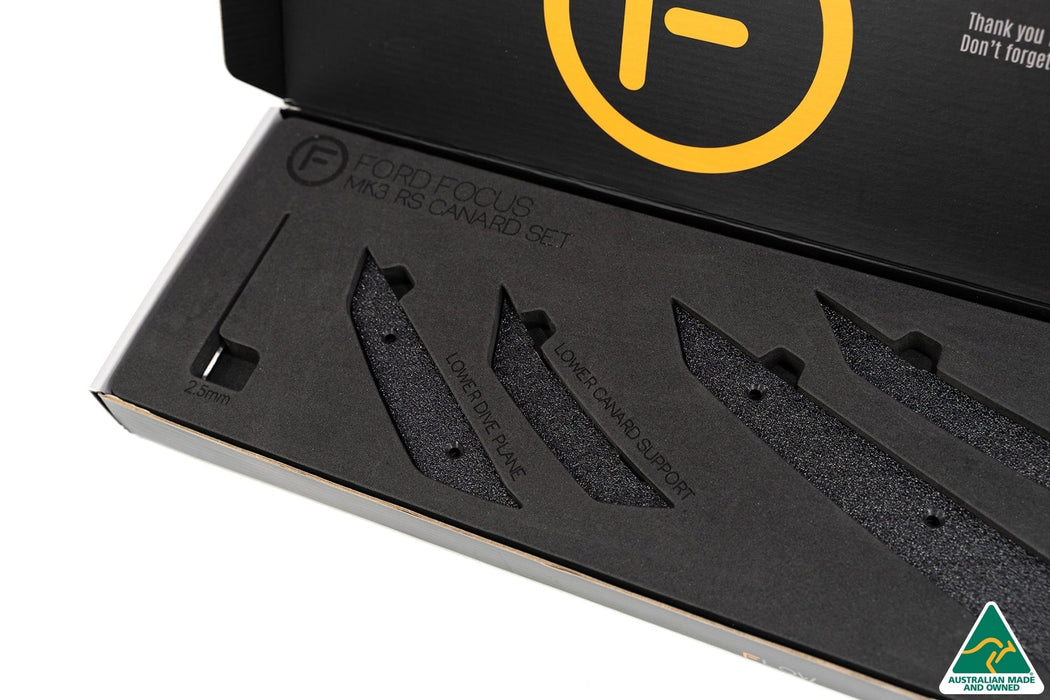 MK3 Focus RS Front Bumper Canards-Flow Designs