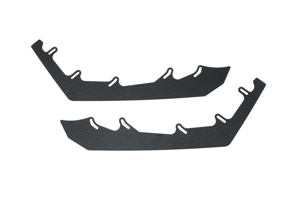 FK4/FK7 Civic RS Hatch PFL Front Lip Splitter Extensions (Pair)-Flow Designs