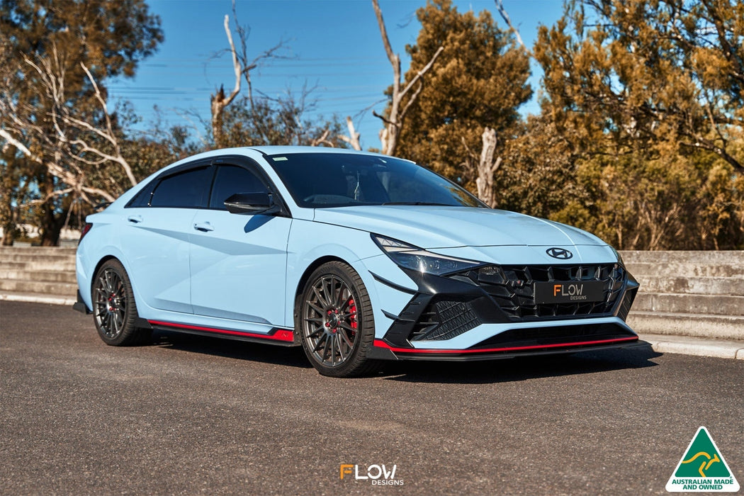 CN7 i30 N Sedan 2021-2023 Front Bumper Canards-Flow Designs