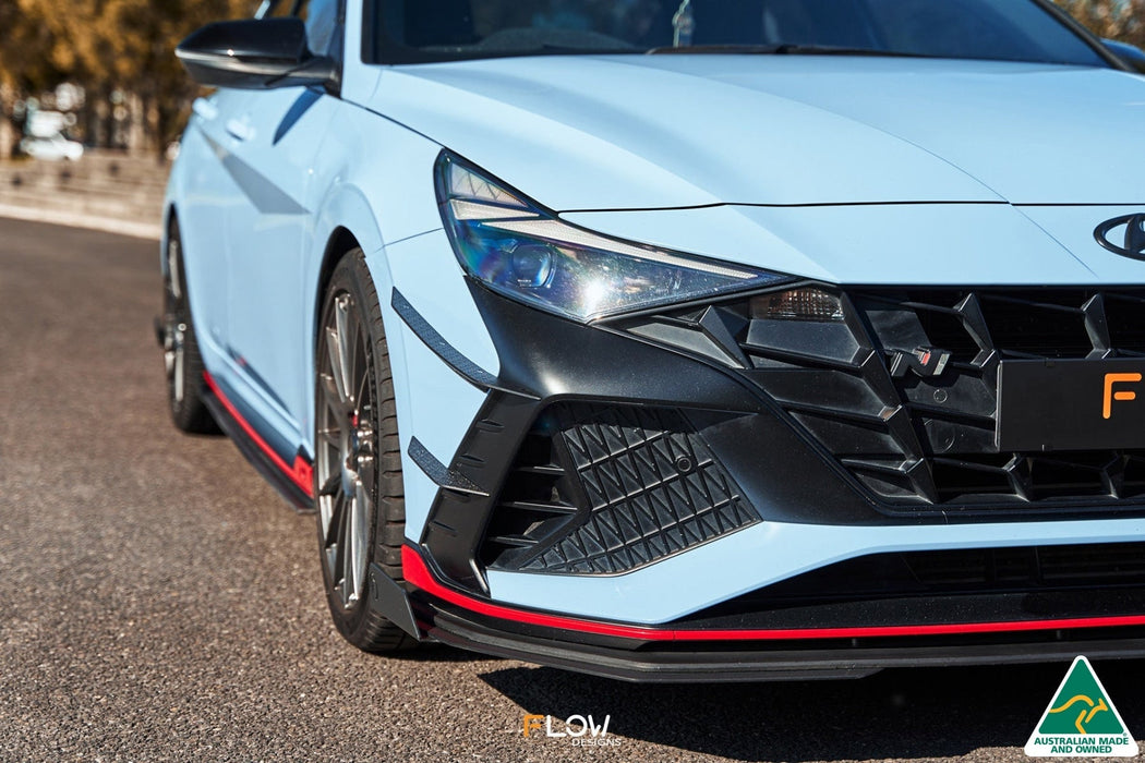 CN7 i30 N Sedan 2021-2023 Front Bumper Canards-Flow Designs