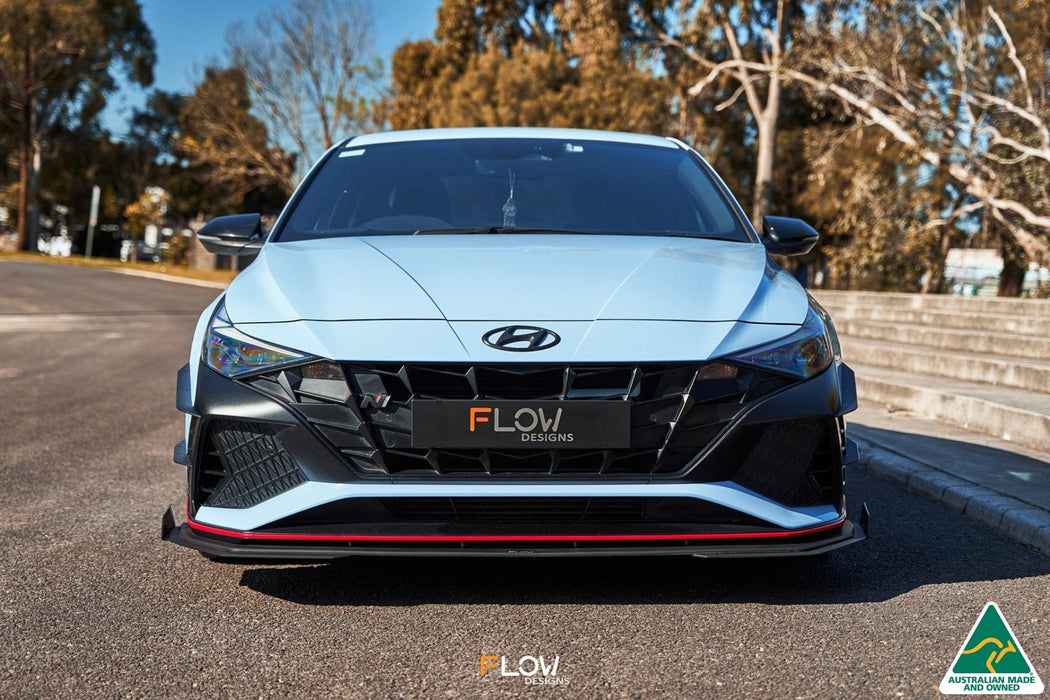 CN7 i30 N Sedan 2021-2023 Front Bumper Canards-Flow Designs
