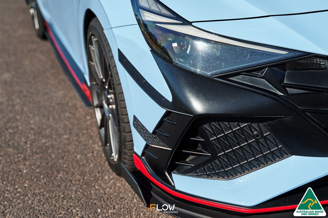 CN7 i30 N Sedan 2021-2023 Front Bumper Canards-Flow Designs