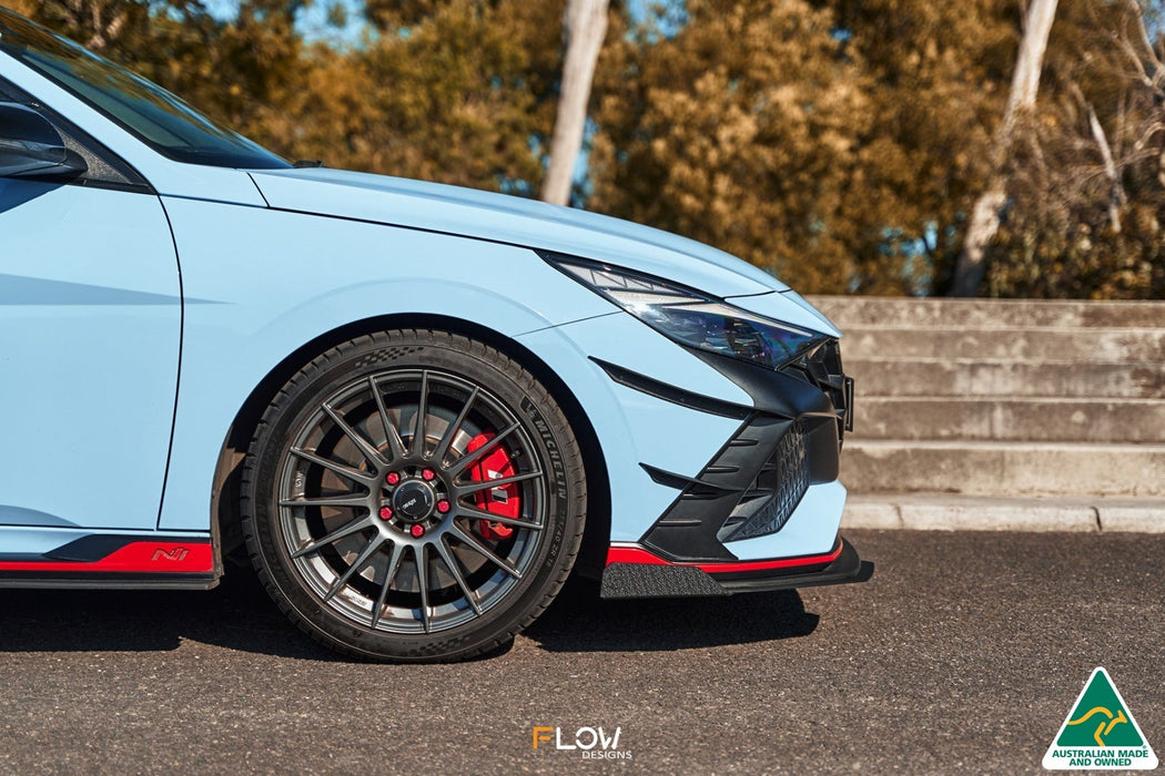 CN7 i30 N Sedan 2021-2023 Front Bumper Canards-Flow Designs