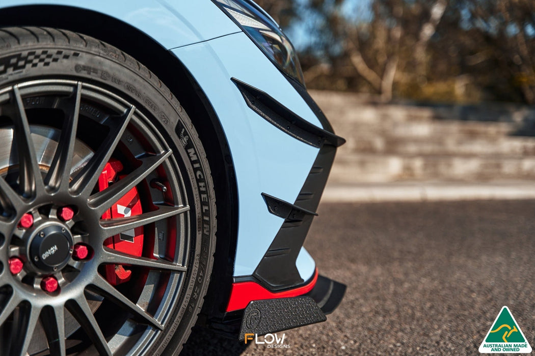 CN7 i30 N Sedan 2021-2023 Front Bumper Canards-Flow Designs