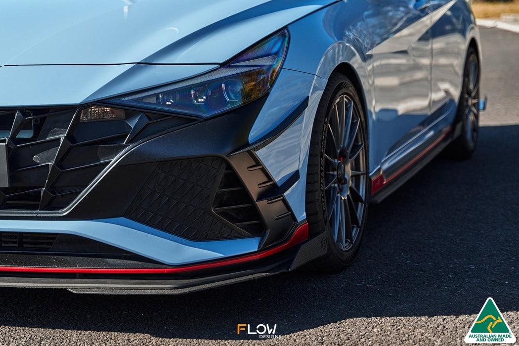 CN7 i30 N Sedan 2021-2023 Front Bumper Canards-Flow Designs