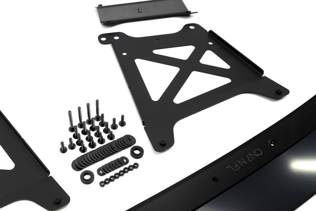 CN7 V2 Elantra N Sedan Facelift V2 - 2024 Front Lip Splitter & Mounting Brackets (Pair)-Flow Designs