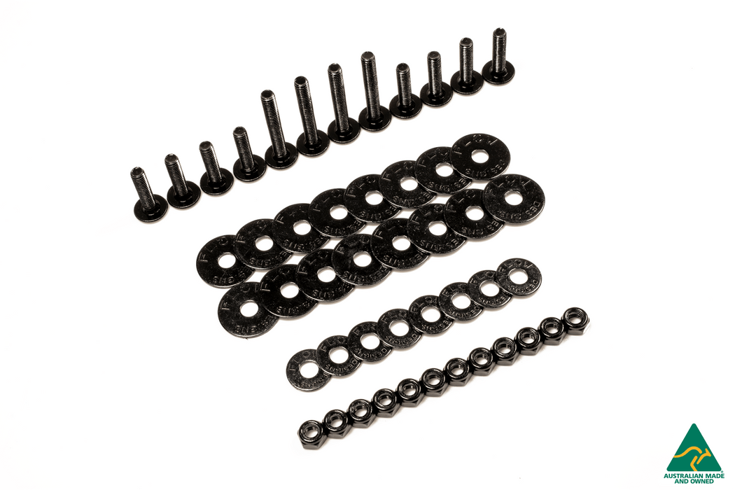 CN7 Elantra N Sedan 2021 Front Lip Splitter & Mounting Brace-Flow Designs