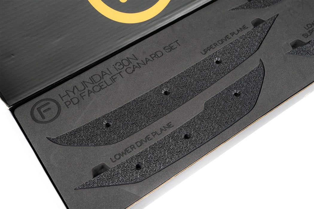 i30 N PD (FL) Front Bumper Canards-Flow Designs