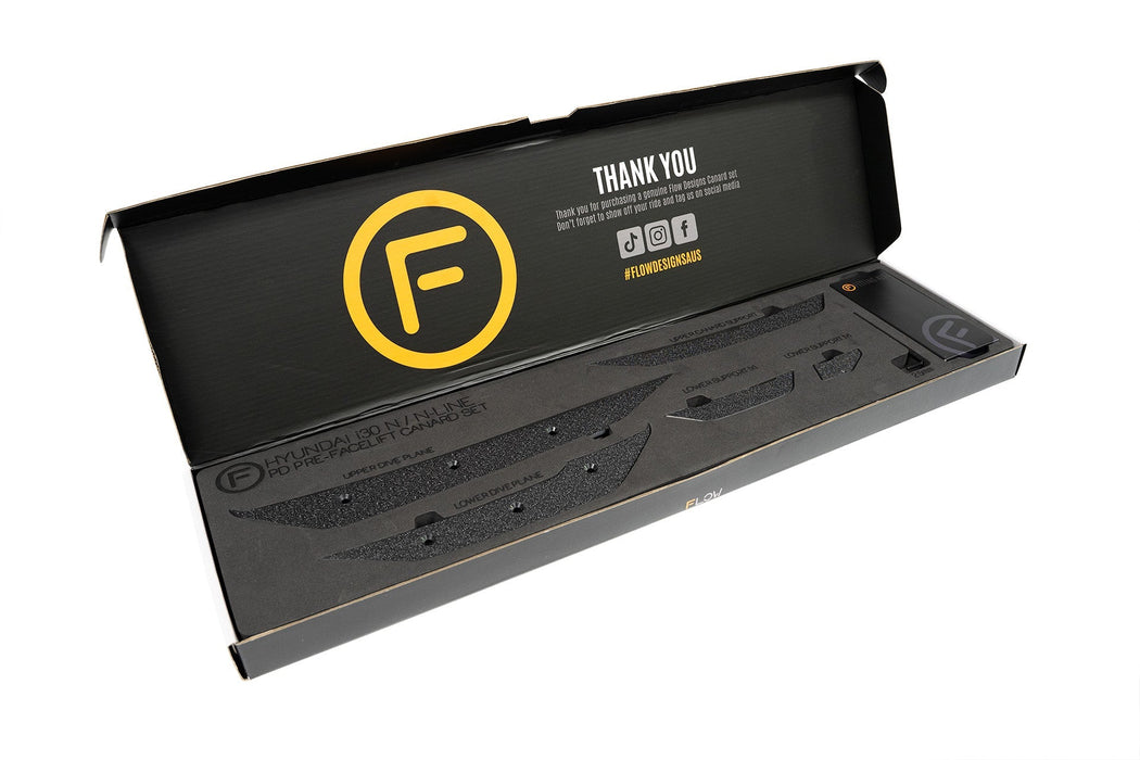 i30 N Line Front Bumper Canards-Flow Designs