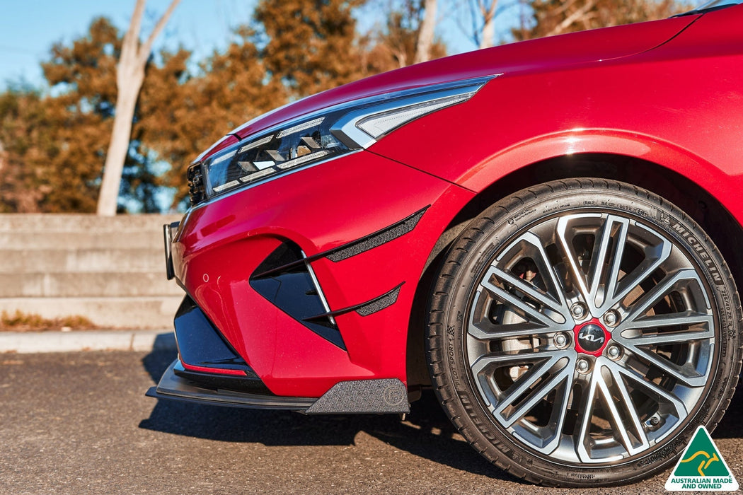 2021-Current Cerato GT (FL) Front Bumper Canards-Flow Designs