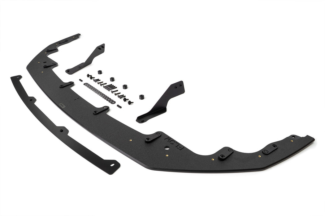 Corolla GR Chassis Mounted Front Lip Splitter (TEXTURED)-Flow Designs