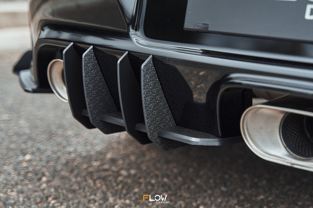 Corolla GR Flow-Lock Rear Diffuser (TEXTURED)-Flow Designs