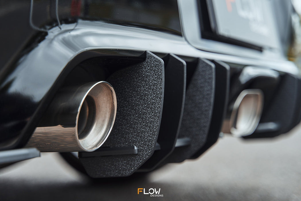 Corolla GR Flow-Lock Rear Diffuser (TEXTURED)-Flow Designs