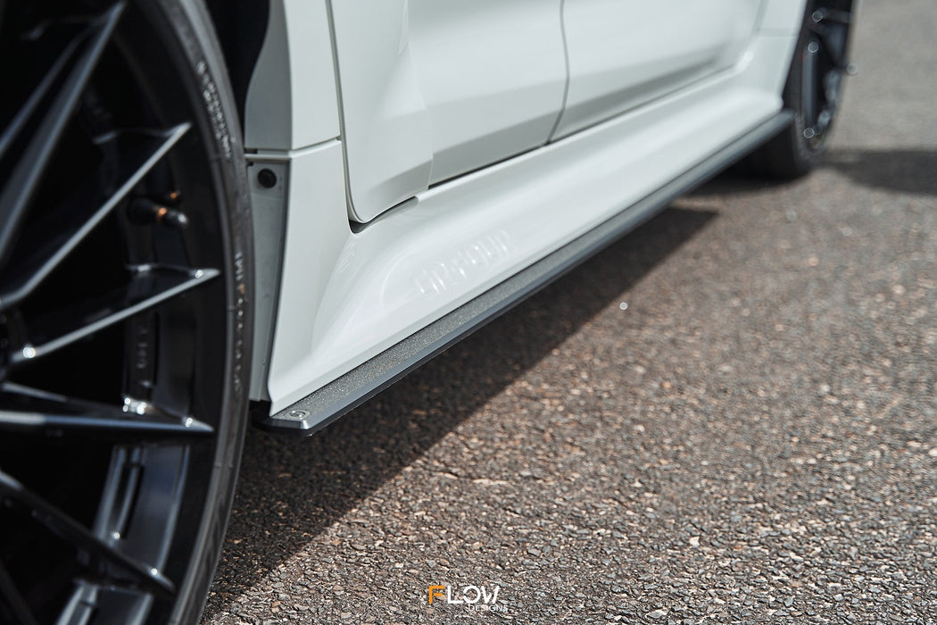 Corolla GR Side Skirt Splitters (TEXTURED: Pair)-Flow Designs