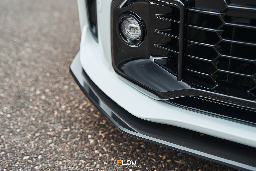 Corolla GR Chassis Mounted Front Lip Splitter (GLOSS)-Flow Designs